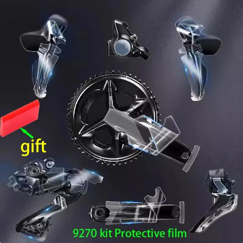 For UT Transmission 105 Kit 7120 9270 7170 8170 Rear Derailleur Hand Transformation  Crank Tooth Disk Bike Protective Film