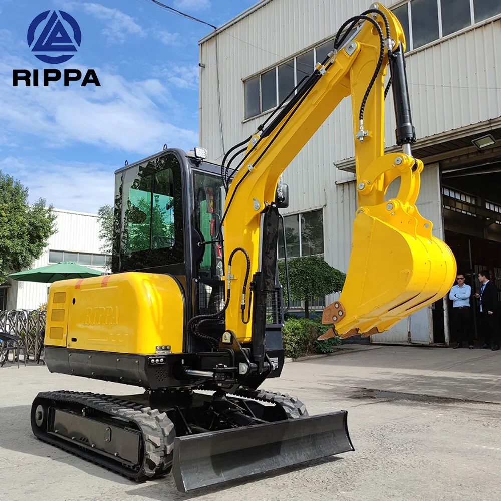 Rippa Small Mini Excavator Attachment Parts Hydraulic Hammer Breaker With Mini Excavator