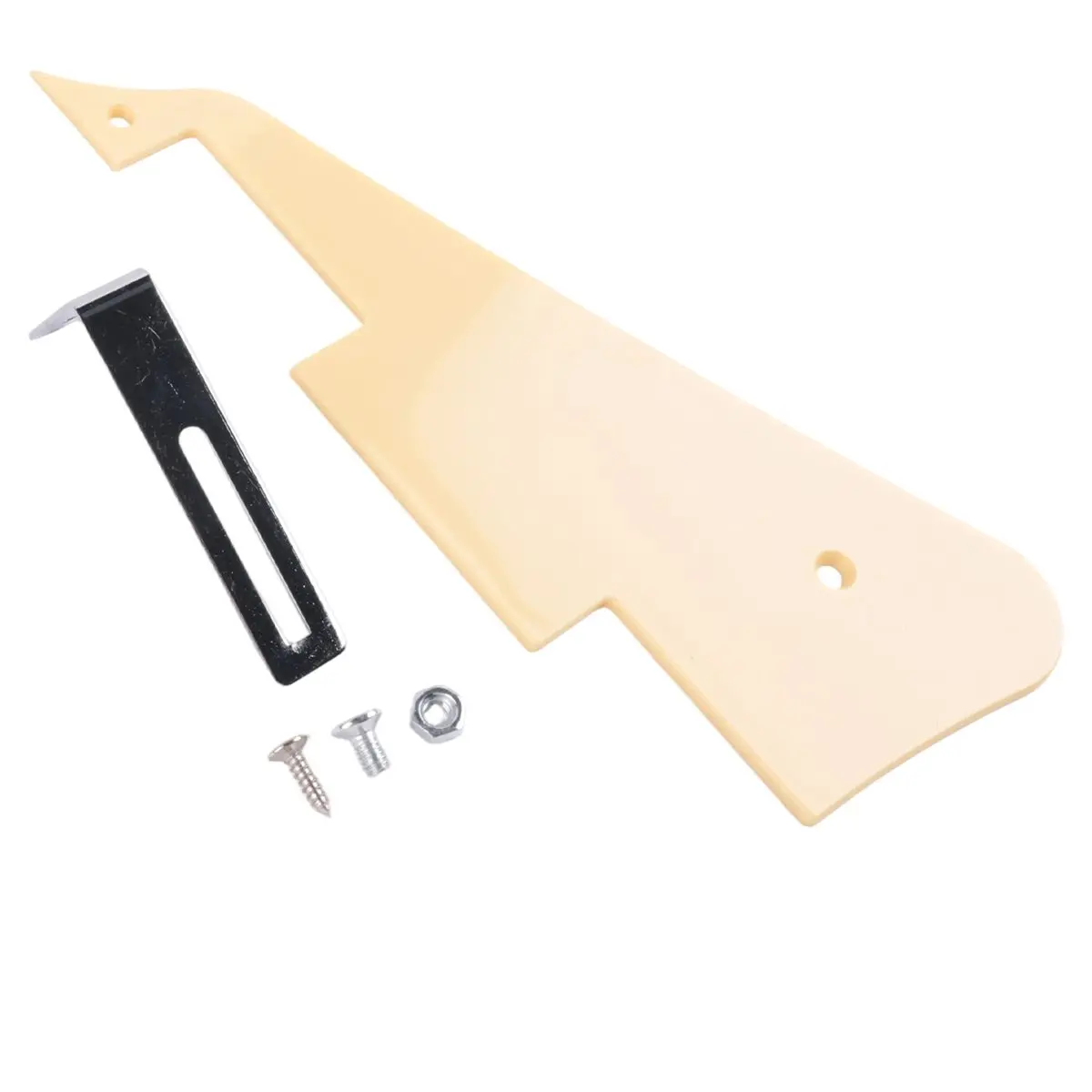 ABPF Guitar Pickguard Cream Single Ply Guard Plate Pickguard for LP Guitar Parts