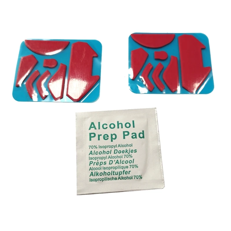 2 Gói Chuột Bánh Lướt Nhẹ Dán Chuột Chân Miếng Lót Cho G402 Miếng Lót Chuột Không Dây Tròn Các Cạnh Cong