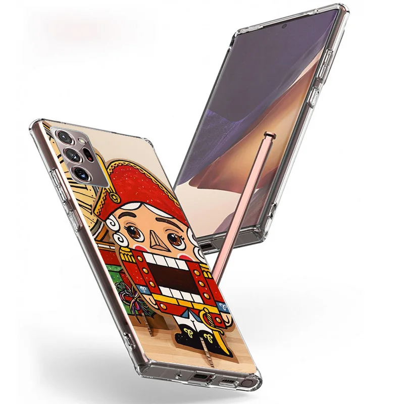 Nutcracker King Cartoon Phnoe Case for Samsung Galaxy S23 S24 Ultra S22 Plus S21 S20 FE S10E S10 S9 S8 + Unique Cover Coque