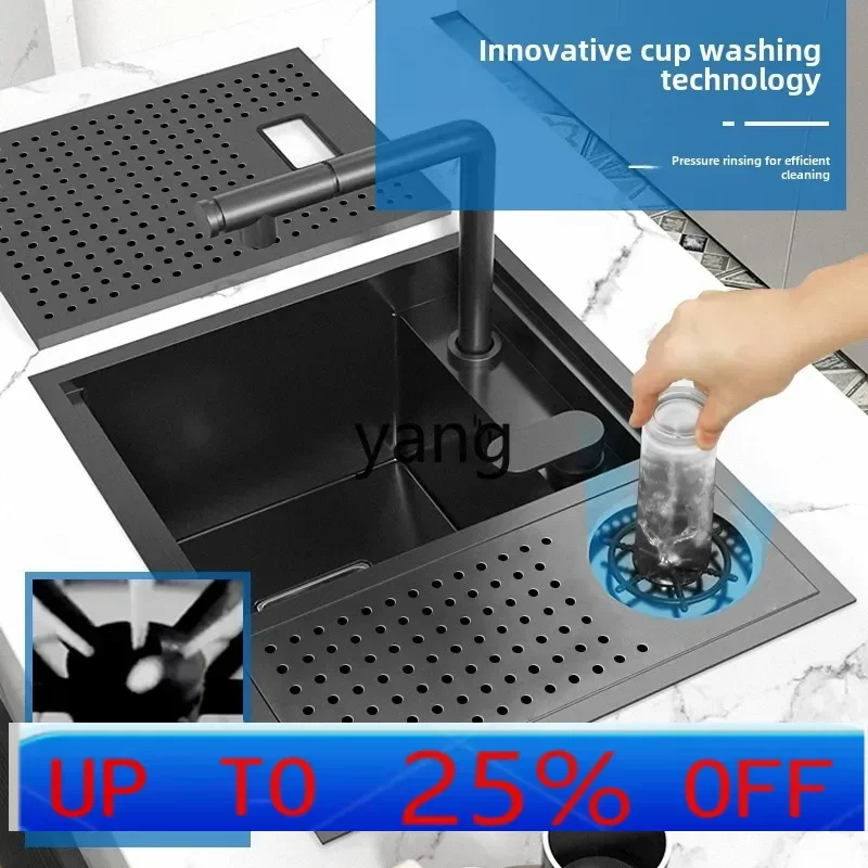 

LHH stainless steel bar counter, small sink, single tank cover, high pressure cup washer, vegetable basin