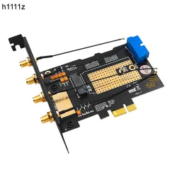 Wi-Fiモジュールm.2,pcie x1/USB 3.0,拡張カード,4アンテナ,ソケット,SIMスロット,30x4 2/52 3g 4g 5g m2,ワイヤレスモジュール用