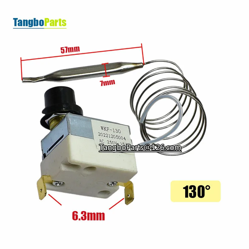 Elektryczna smażalnica piekarnik elektryczny Pancake regulacja temperatury 110 ° 130 ° 230 ° 240 ° 250 ° 280 ° temperatura Limit Protector termostat