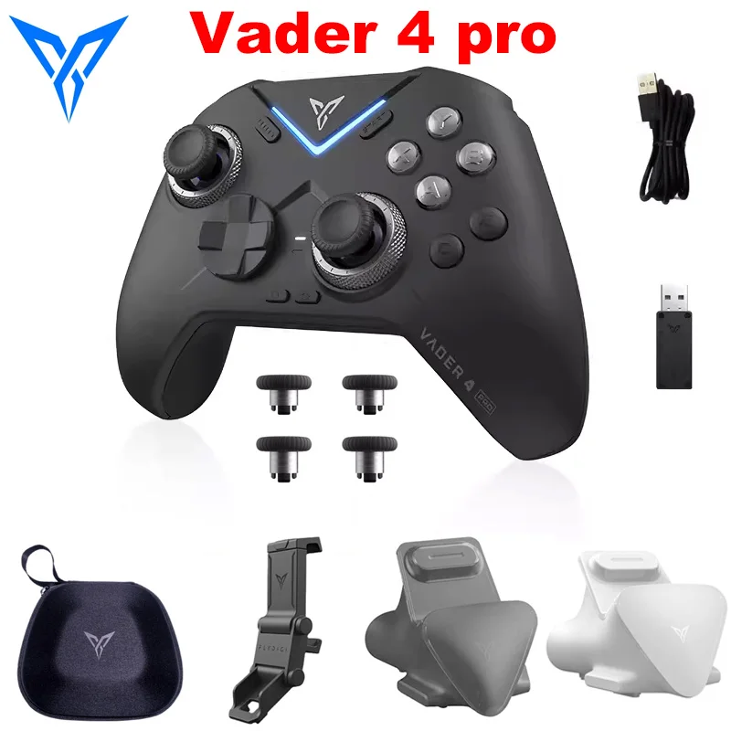 Flydigi VADER 4 Pro Controller With Accessories Whole Set torage Bag Phone Holder Replace Sticks Game Handle