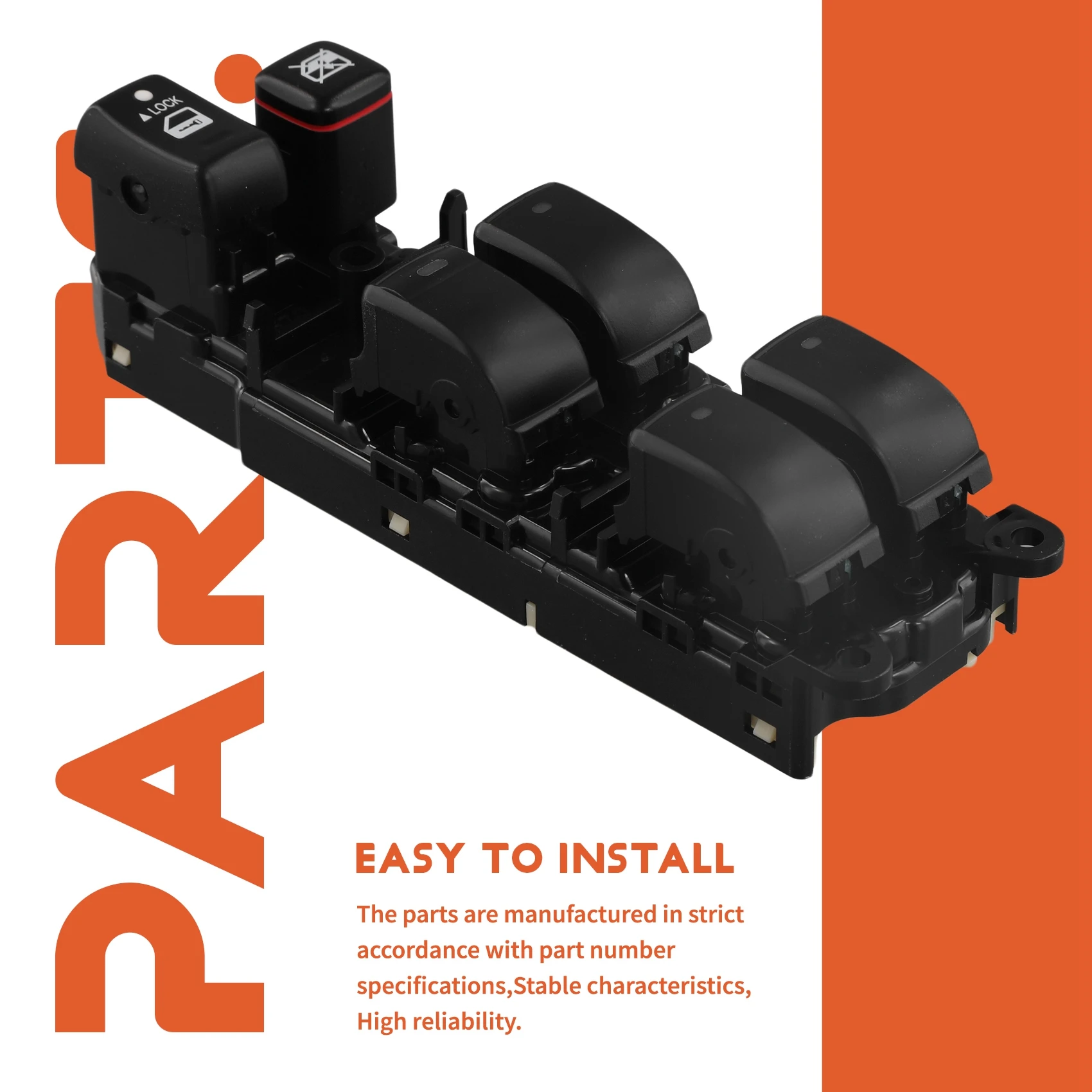 

Leading-Car Power Window Switch 84040-60091 For Toyota Land Cruiser 120 Prado GRJ120 TRJ120 Lexus LX470 2003-2009 8404060091