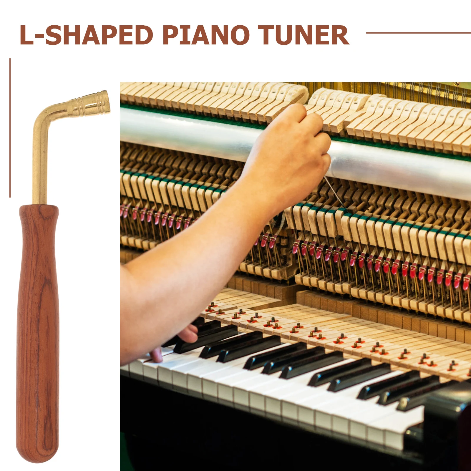 

Piano Tuning Wrench Professional Metal Dulcimer Tone Spanner Key Repair Tools Musical Instrument Accessories