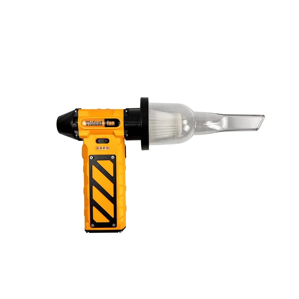 110000RPM Mini Turbo Jet Fan USB Rechargeable Brushless Motor Portable Dust Blower 2600mah Dusting Hair Dryer Adjustable Speed