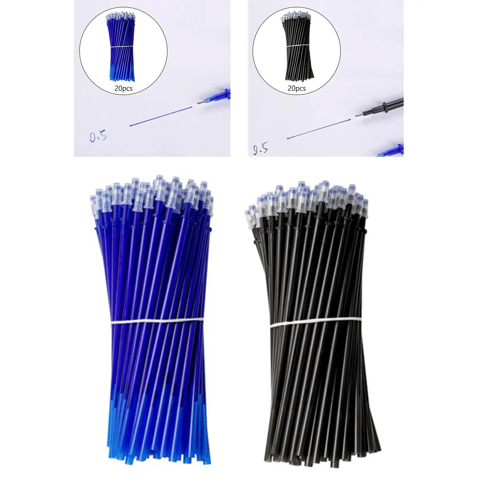 Heat Erasable Pen Refill 20 Pack Disappearing Ink Markers for Sewing Fabric Tailor Quilting Craft - view 5
