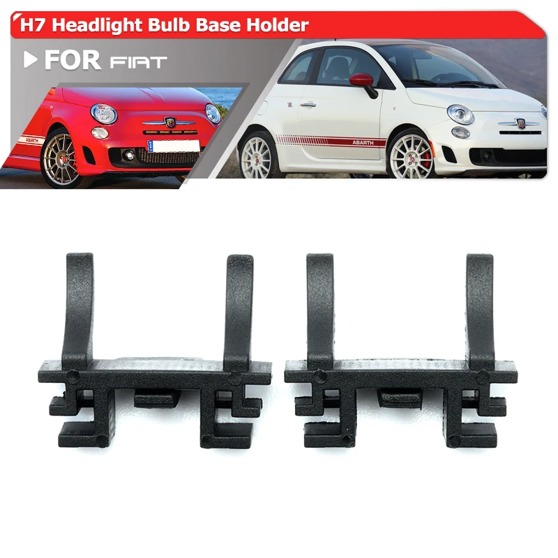 H7 Led Headlight Bulb Base Holders Adapters Retainers For Fiat Abarth 500 For Opel/Vauxhall Corsa E For Peugeot Expert For Ford