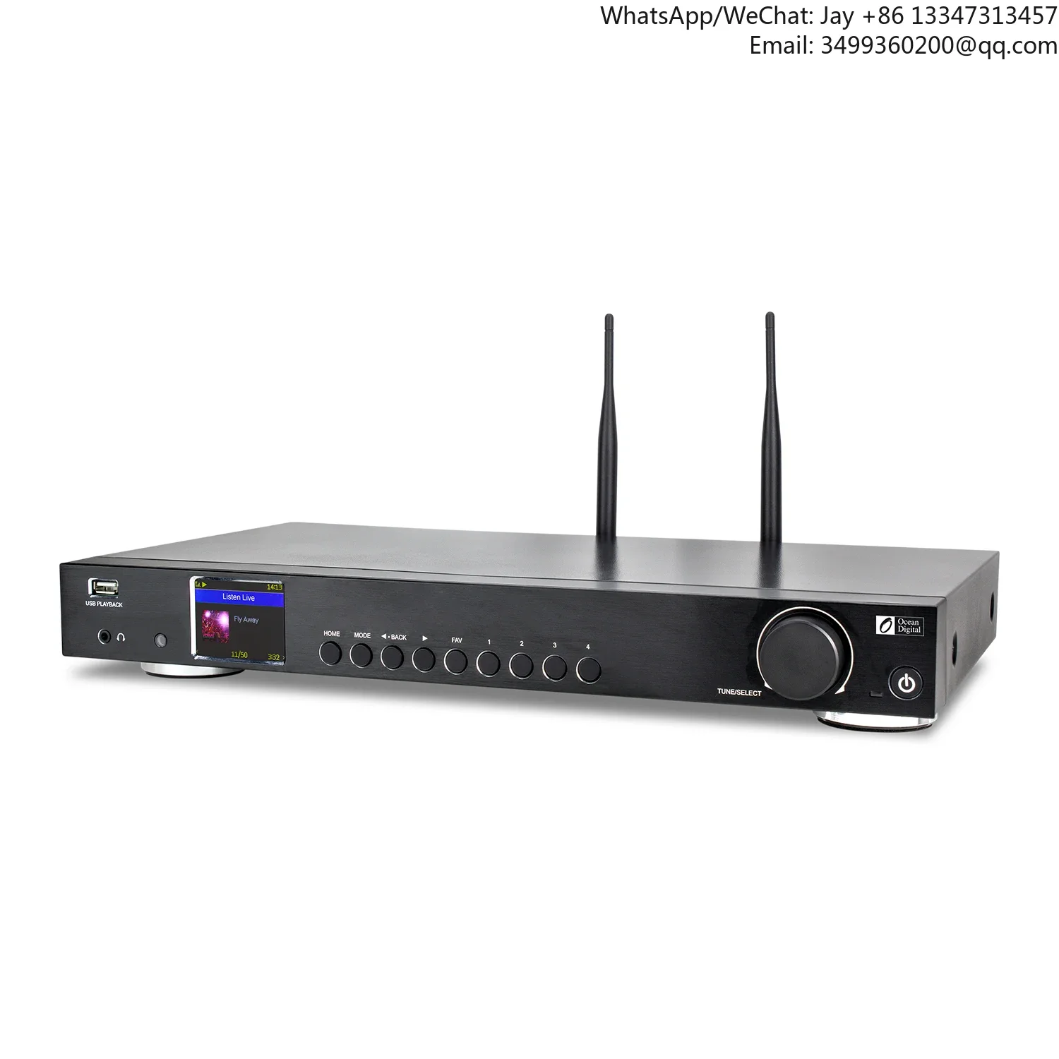 

Portable Internet Radio DAB High Fidelity Stereo FM Tuner With Clock Built-in Speaker Rechargeable Battery And Remote Control
