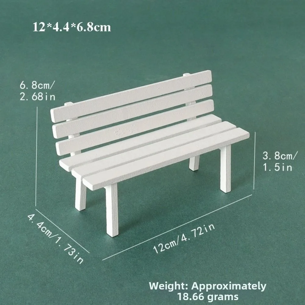 

Mini 1/12 Dollhouse Miniature Chair Modern Simple House Decoration Simulation End Table Multistyles Furniture Accessories