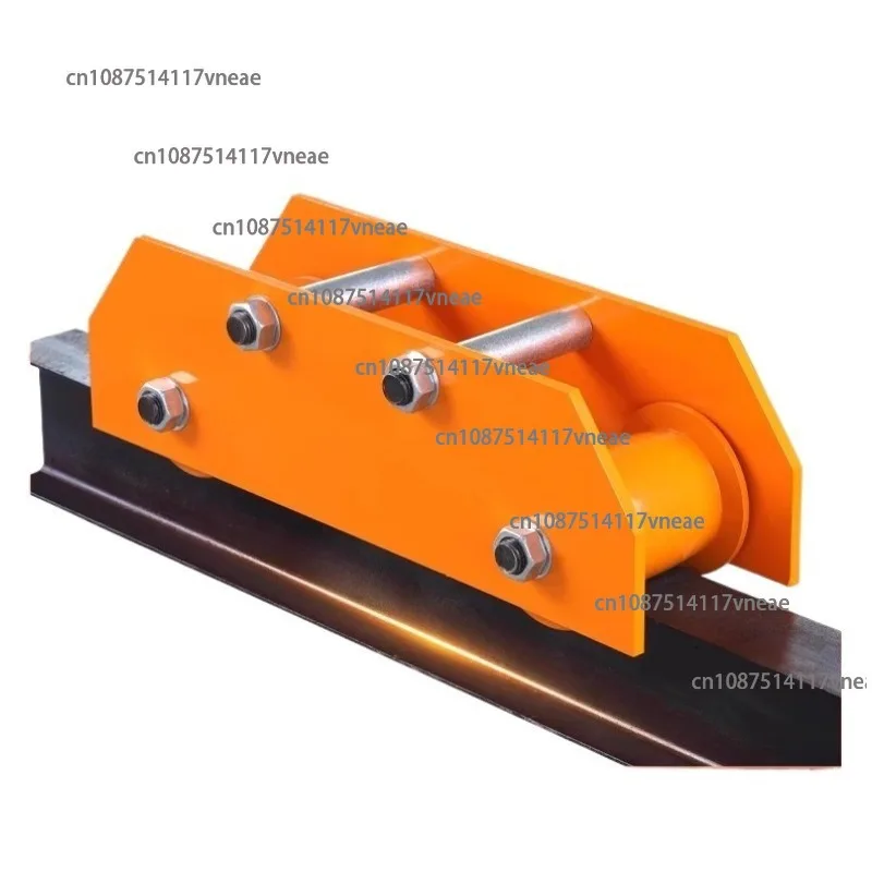 

Extended I Beam Trolley Manual Rail Crane Monorail Carrier Heavy Duty Track Wheel Cart​