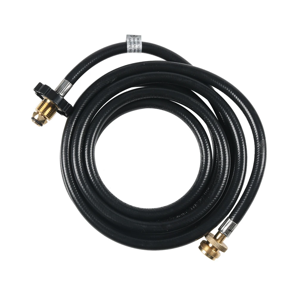 Propane Tank Hose 1lb To 5-20lb Converter POL Thread for QCC1 Type1 Gas Grill for Buddy Heater Weber Q Gas Grill Coleman Stove