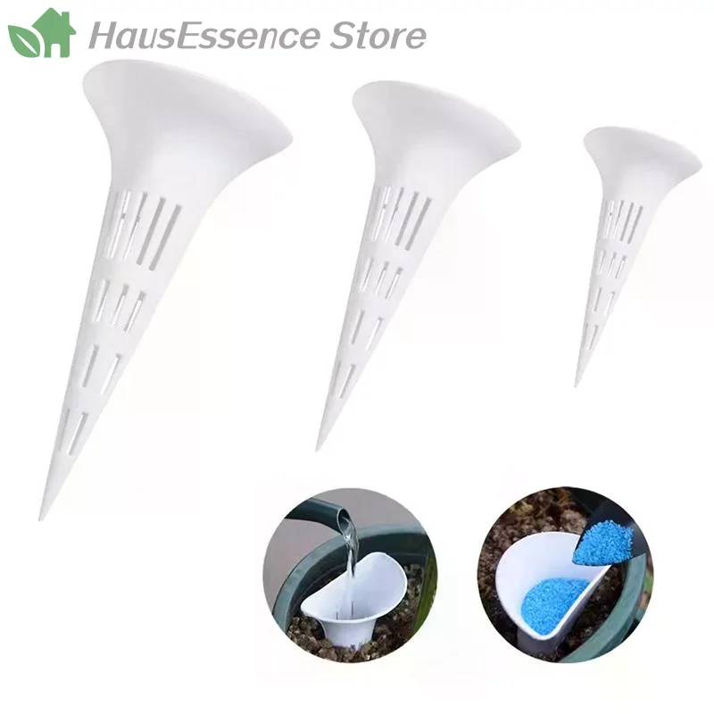 Conical Plant Irrigation Device Breathable Soil Watering Spike Improves Root Health For Indoor Outdoor Bonsai Care 3pcs