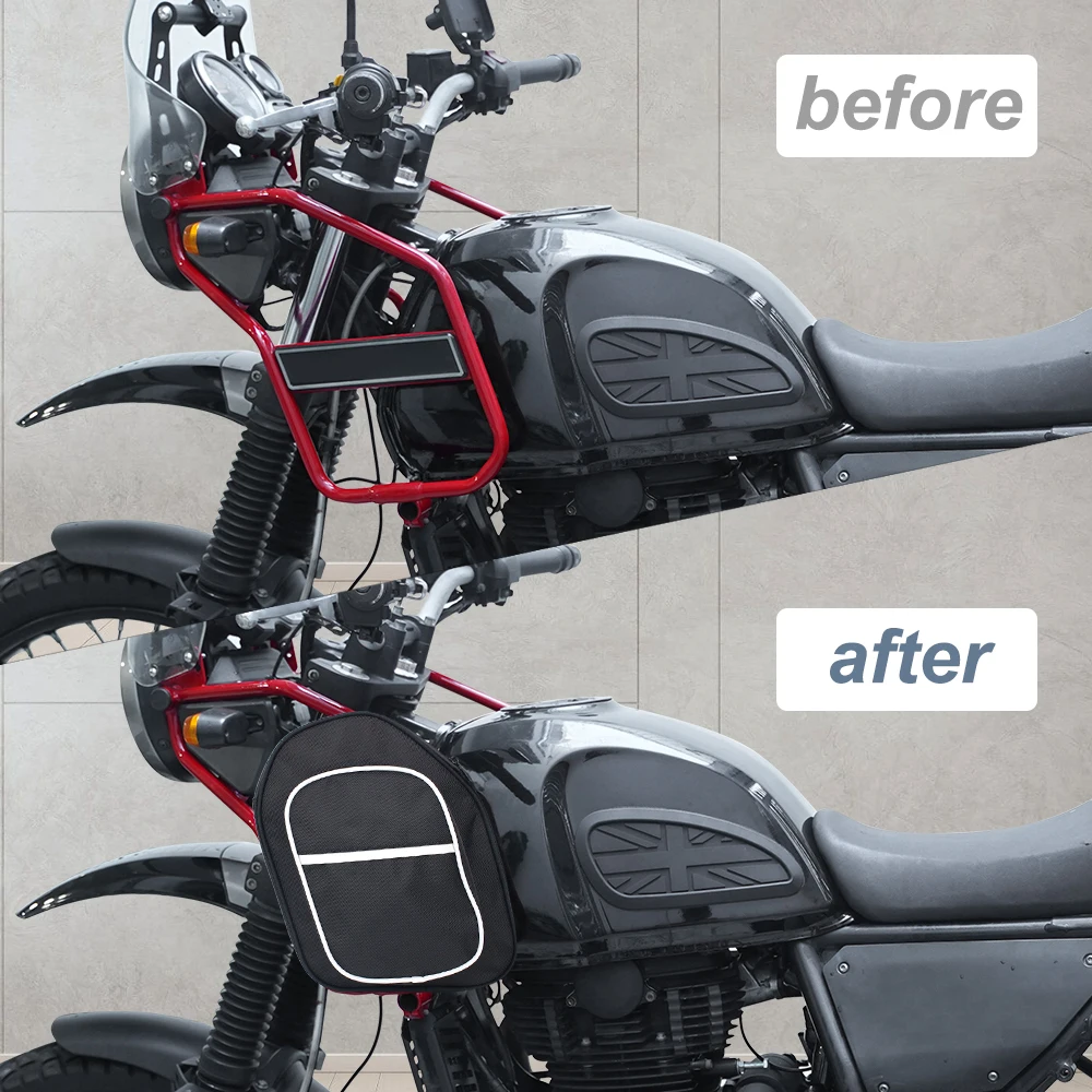 WaterProof Front Top Frame Motorcycle Side Luggage Bags HIMALAYAN 411 2018 2019 2020 2021 2022 2023 For ROYAL ENFIELD