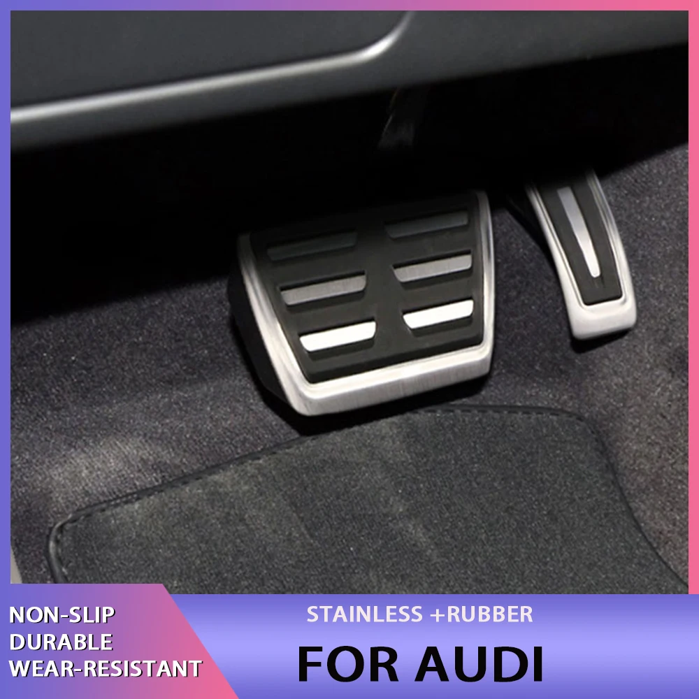 Car Fuel Brake Pedal Cover for Audi A4 B8 A5 B8 A6 B8 2008-2019 A7 Q5 Q7 Q8/For Porsche Macan Cayenne RHD Car Accessories