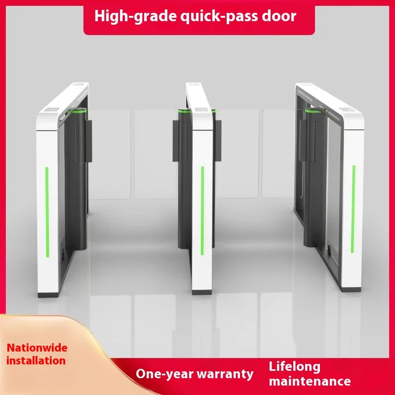 High-Grade Express Gate Turnstile for Residential & Office Buildings Face Recognition Access Control