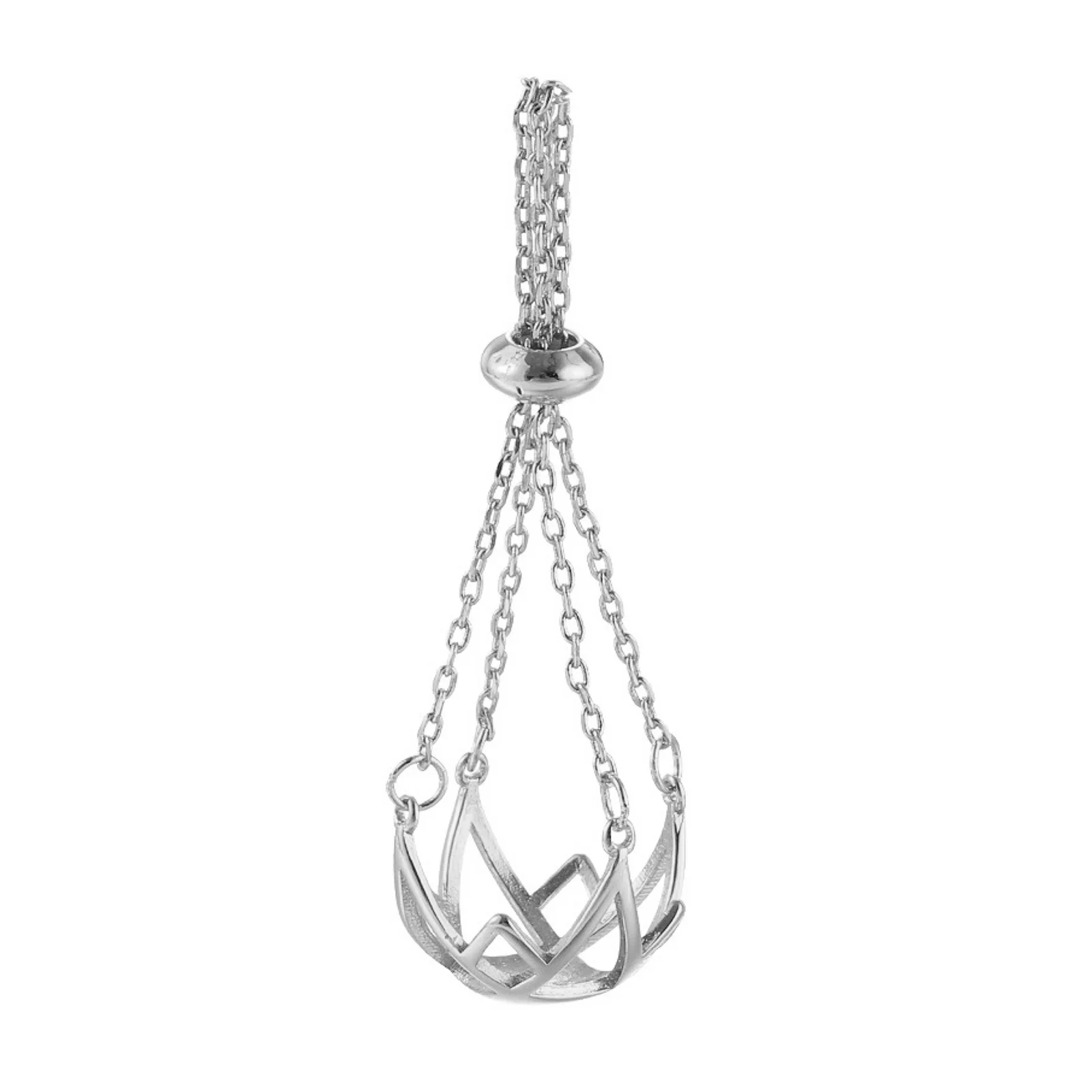 

2Pcs Copper Pearl Cage Pendant Base Fit Settings Round Pearl DIY Necklace Jewelry Making Accessories