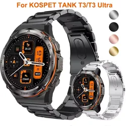 22mm Stainless Steel Strap＋tool For KOSPET TANK T3/T3 Ultra Band Wrisband Belt For KOSPET TANK T3 Ultra Bracelet Correa