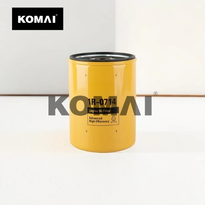 KOMAI 1R-0714 Oil Filter for CAT 307C 306 308C 308D 305.5 4M40 E200B Backhoe Loader 446B 446D 1R0714 8T6307 9Y0858