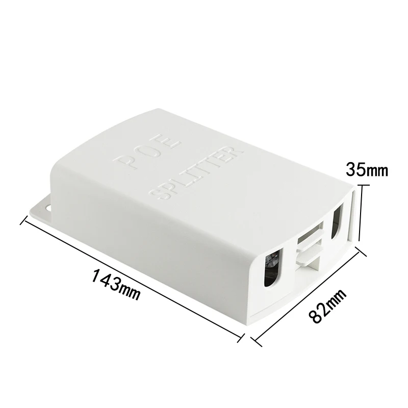 POE DC 48V To 12V 2A PoE Waterproof Splitter Anti-Interference 15W 48W POE Adapter Cable Power Supply Module IP65 Outdoor Use