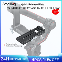 SmallRig Quick Release Plate with Arca-Swiss for DJI RS3 /RS3 Pro/ RS2/RSC2/Ronin-S/RS4 Pro Switch Between Tripods & Gimbal 3061