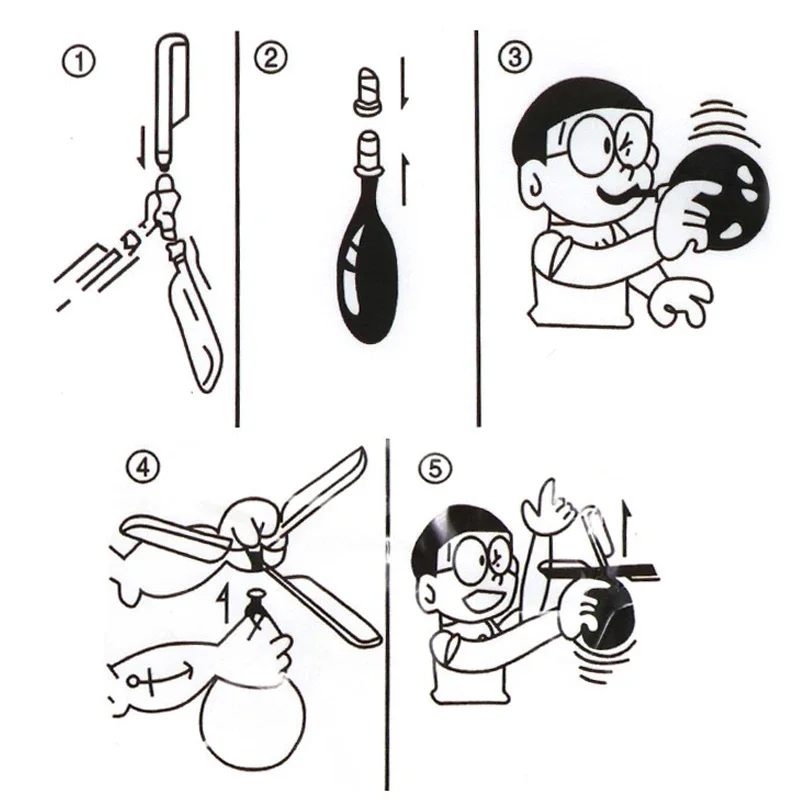 50/30/10/5/1 قطعة بالون هليكوبتر لعبة طائرة مع المروحة الاطفال في الهواء الطلق حفلة عيد ميلاد الأطفال هدية عيد المحمولة رحلة جوية