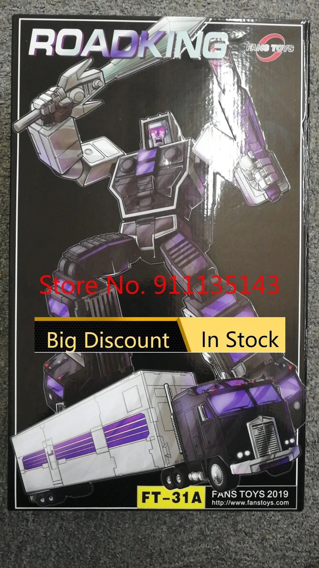 FansToys FT-31A FT3l'autorisation Roadking Hurmaster En stock