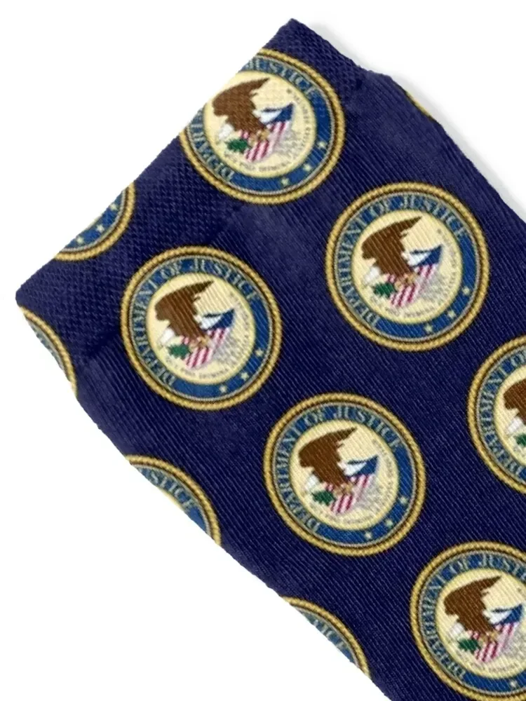 UNITED STATES DEPARTMENT OF JUSTICE DOJ SEAL Socks custom man happy Rugby Socks Female Men's