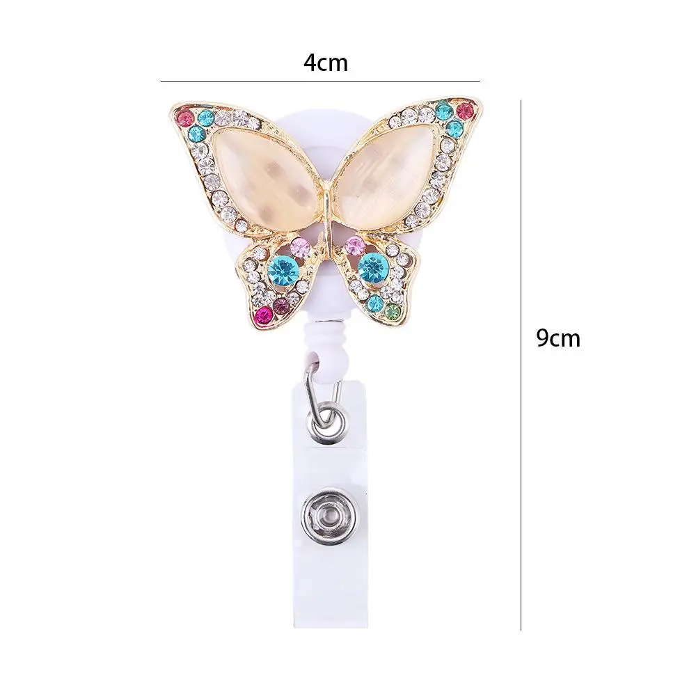 Name Card Elephant Chest Card Work Card Clips Hospital Badge Holder Nurse Badge Clip ID Card Clips Retractable Badge Reel