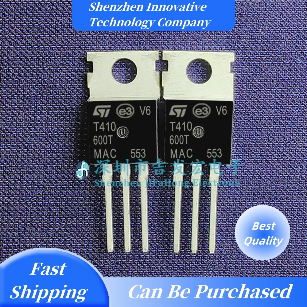 10PCS T410-600T  TO-220 600V 4A Best Quality   Fast Shipping