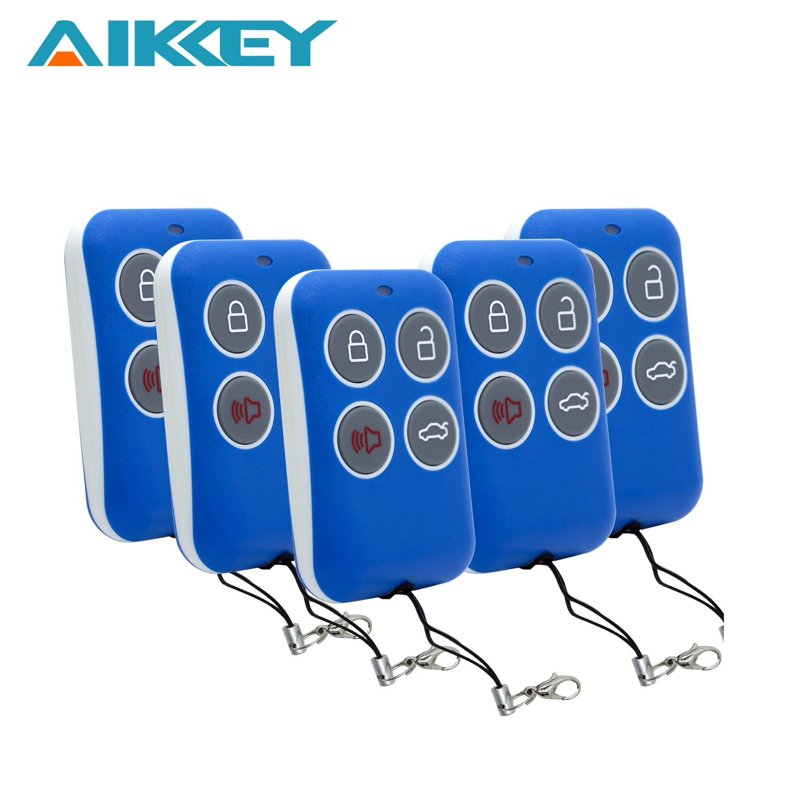 

AIKKEY 4 Buttons Blue A Series Universal Remote Car Key Fob for K3 Machine Remote Control Key Replacement