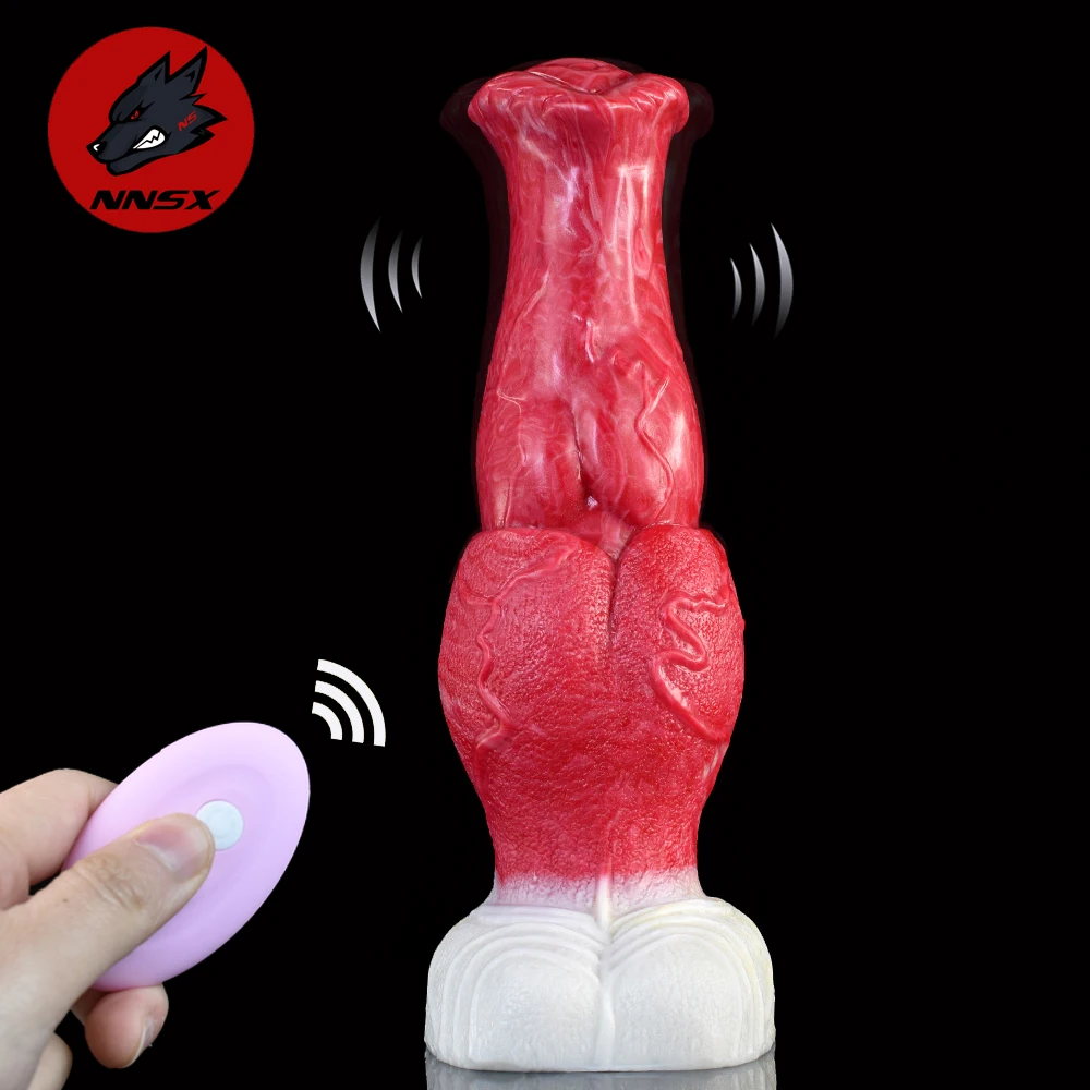 NNSX Soft Silicone Horse Vibrator Fantasy Dildo Sex Toy For Women Men Large Realistic Animal Penis Butt Masturbator Anus Dilator