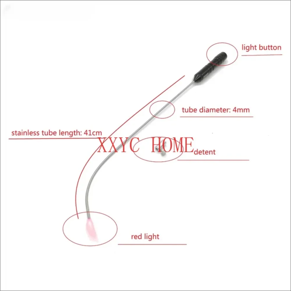 Besdata BD-LS ENT endotracheal laryngoscope anesthesia intubation red light stylet intubation bougie