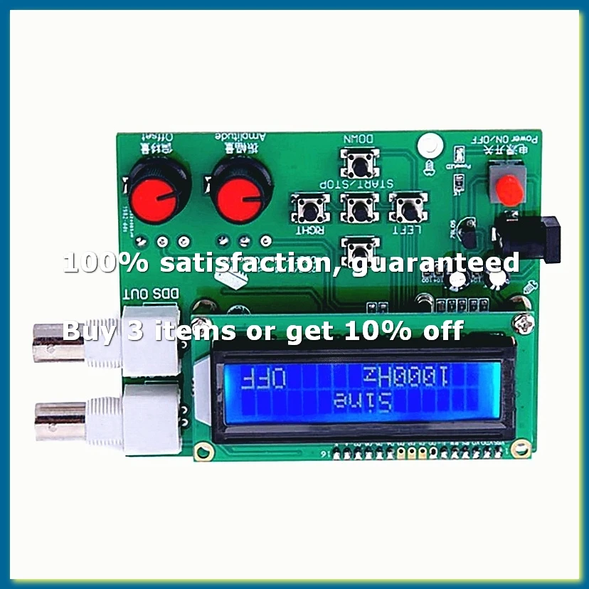 Signal Generator Pulse Frequency DDS Function Signal Generator DIY Kit Module 1Hz-65534Hz Syntezator with LCD Display-DT30