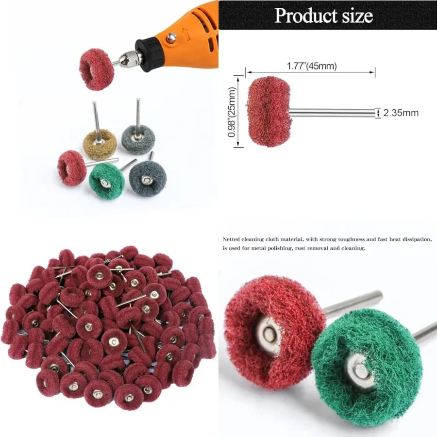 100Pcs 1" Abrasive …