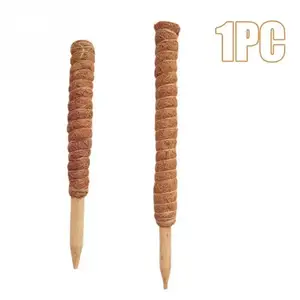 عصا جوز الهند للنباتات ، عمود الطوطم ، البستنة الآمنة ، الكروم والكروم ، حامل النبات ، 30 سم ، 50 سم أعلى 8 مبيعات تسلق شجرة جوز الهند - رقم 7