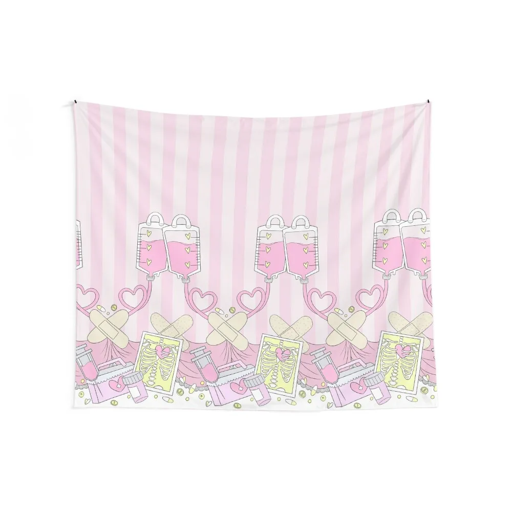 

Menhera [SOFT] Tapestry Aesthetic Home Decor Wallpaper Korean Room Decor Tapestry