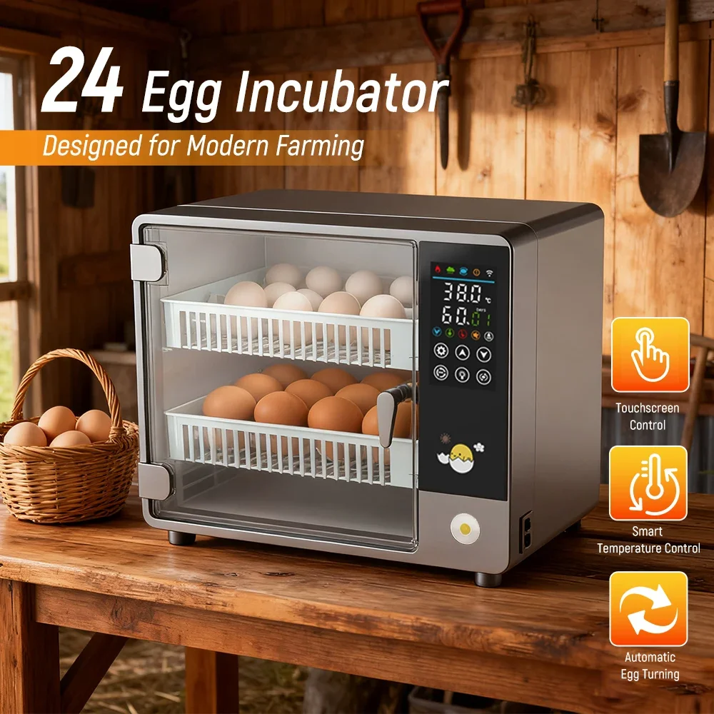 

Temperature Control Hatching Machine Poultry Hatching Incubator for Small Farms Chicken and Duck Egg Incubator Machine