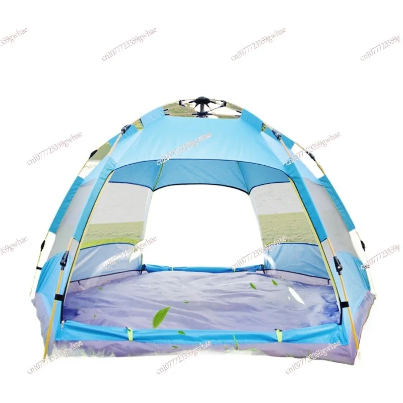 

Tent outdoor automatic pop-up portable foldable camping field camping thickened rainproof beach