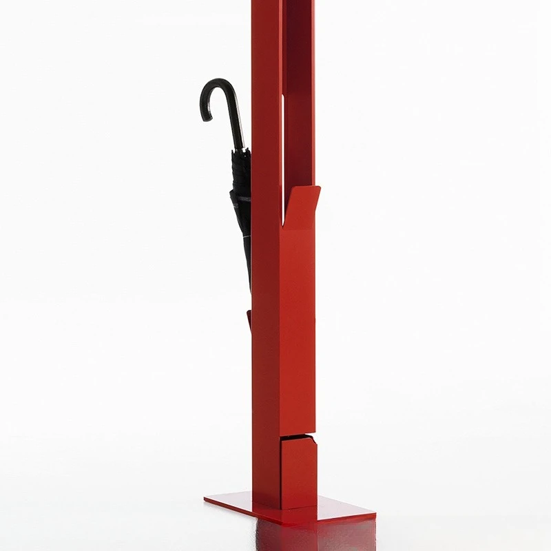 Vertical jacket rack, bedroom multi-function umbrella bucket coat rack