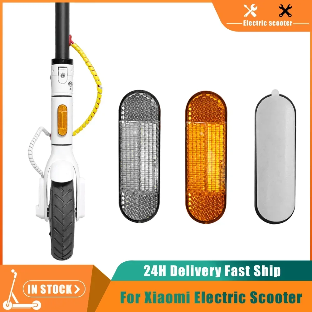 ABS Front Fork Reflective Tube Reflector For Xiaomi M365 1S Pro Pro2 Electric Scooter Night Warning Safety Sticker Shell Part