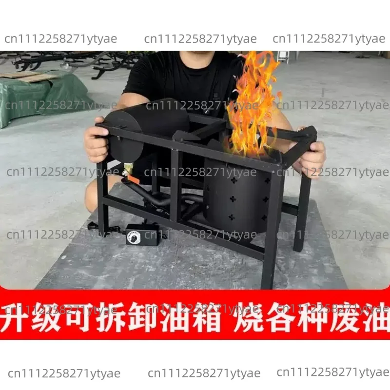 New-Style Waste Motor Oil and Diesel-Fueled High-Heat Stove for Home Cooking, Farming, and Outdoor Heating