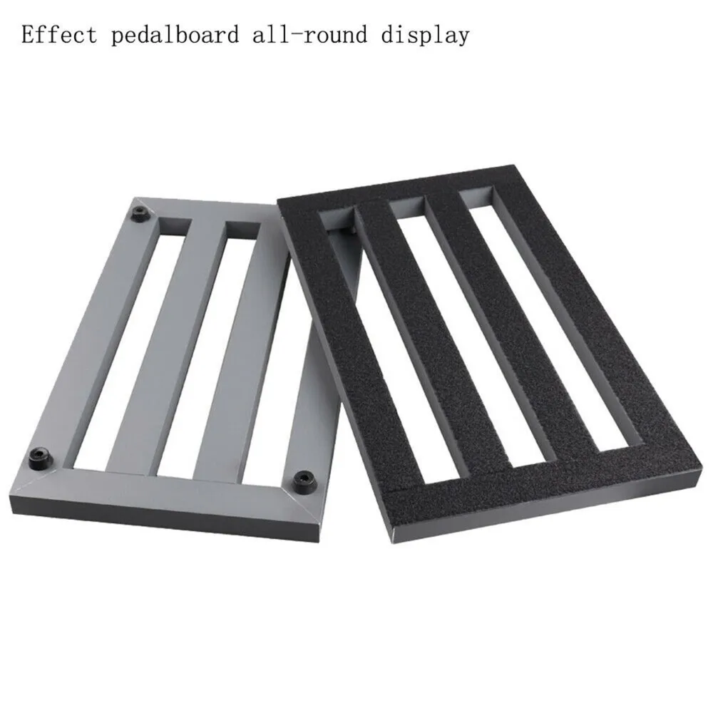 Guitar Effects Pedal Board Music Playing Prop Alloy End Support Boards