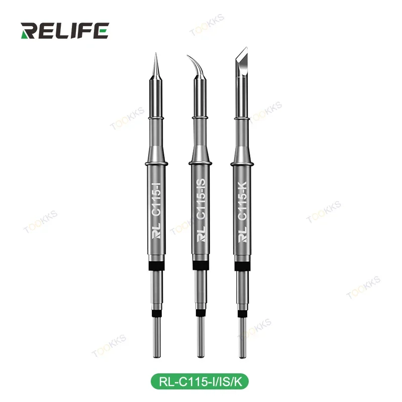 RELIFE سوبر غرامة C210 T245 C245 أطراف لحام C115 سبيكة لحام تلميح لمحطة لحام المهنية GVM T210 T115 JBC