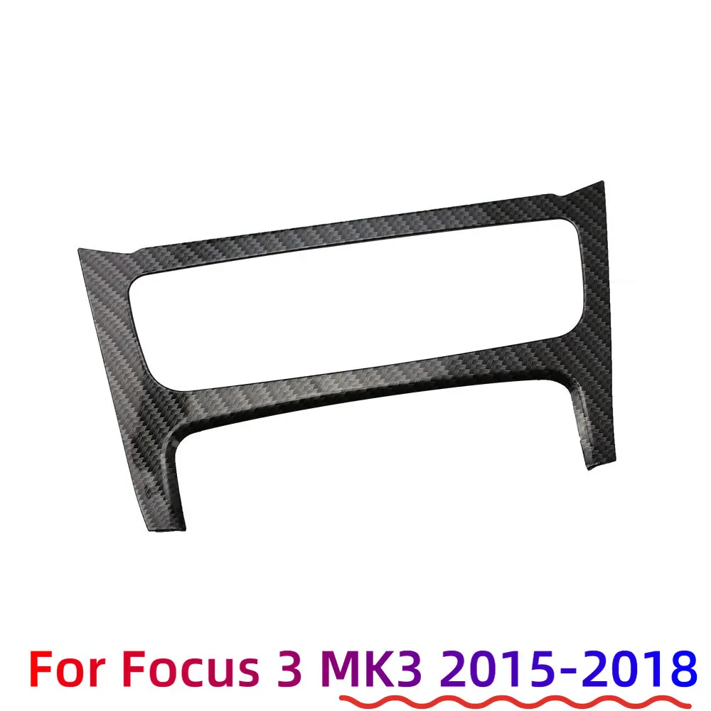 Car Center Console Air Conditioning Panel Sticker for Ford Focus 3 MK3 2015 - 2018 Decoration Cover Trim AC Switch Accessories