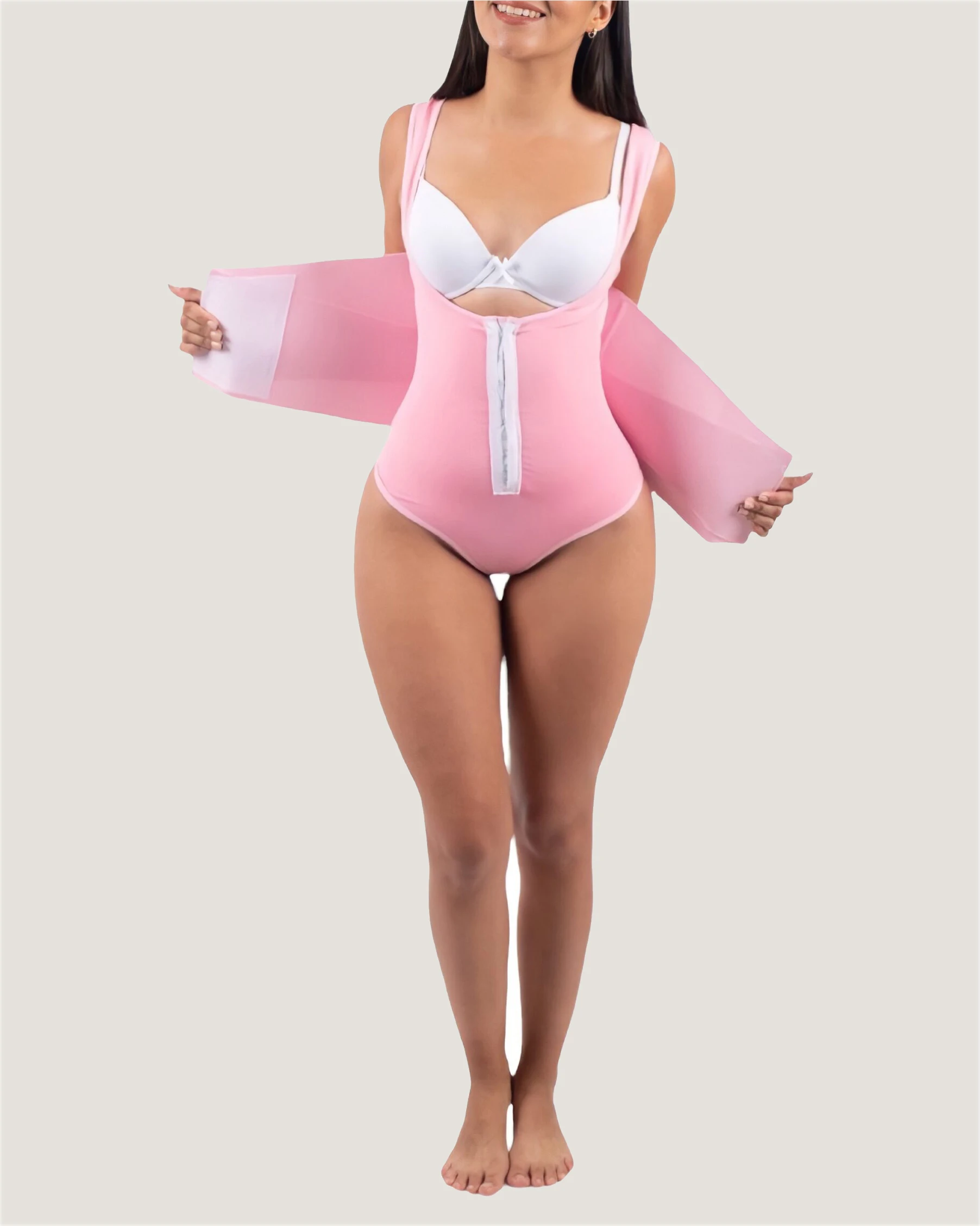 Open Chest Sleeveless Onesie Girdle  Waistband Belts For Women Remove The Belly