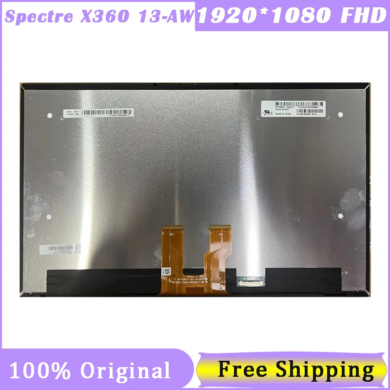 

13.3 Inch Touch Screen For HP Spectre X360 13-AW Series Digitizer Display Panel Assembly 1920*1080 FHD 30Pin