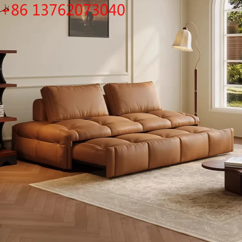 Deluxe Lawrence Double Sofa 130cm 150cm 180cm 200cm living room sofas couch multifunctional Convertible sofa bed home furniture